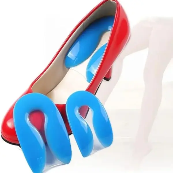 JSEIAJB Silicone PU Gel Insoles Heel Cushion Soles Support Shoe Pad Feet Care Insert