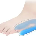 JSEIAJB Silicone PU Gel Insoles Heel Cushion Soles Support Shoe Pad Feet Care Insert