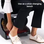 Stainless Steel Electric Shoe Polisher - Dual Brush Cleaner for Effortless Maintenance, Quiet Operation, Ideal for Home & Hotel Use, Keeps Shoes Shiny & Like New, Easy to Use