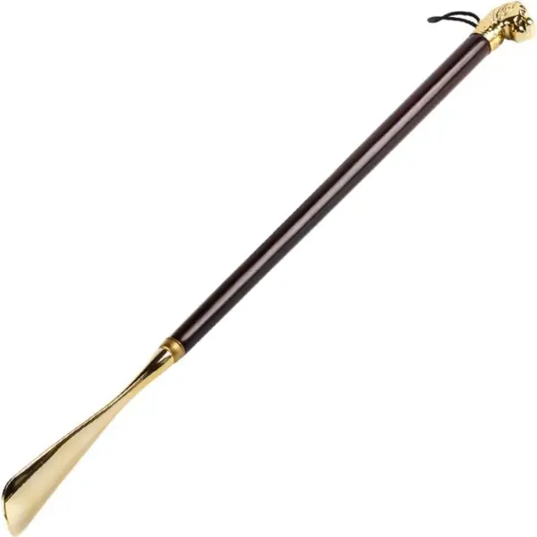 Long Handle Shoe Horn and Boot Spoon Easy Wear Helper Shoehorns for Seniors and Adults with Wide Feet Durable Shoe Wearing Tool for Shoes and Boots,Lion32