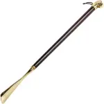 Long Handle Shoe Horn and Boot Spoon Easy Wear Helper Shoehorns for Seniors and Adults with Wide Feet Durable Shoe Wearing Tool for Shoes and Boots,Lion32