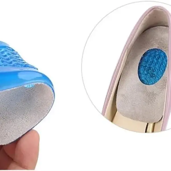 JSEIAJB Silicone Gel Orthopedic Insoles Back Pad Heel Cup for Feet Care Support Spur Cushion Pads