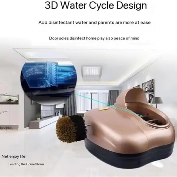 Automatic Shoe Cleaning Machine, Electric Sole Brush for Leather Boots & High Heels, Dust-Free Cleaner for Home & Workshop Use, Efficient & Easy Shoe Care