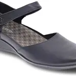 Revere Osaka Mary Jane - Premium Leather - Orthotic-Friendly Removable Insoles - Adjustable Strap - Arch Support - Stylish Wedges for All-Day Comfort