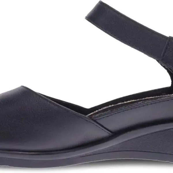Revere Osaka Mary Jane - Premium Leather - Orthotic-Friendly Removable Insoles - Adjustable Strap - Arch Support - Stylish Wedges for All-Day Comfort