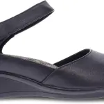 Revere Osaka Mary Jane - Premium Leather - Orthotic-Friendly Removable Insoles - Adjustable Strap - Arch Support - Stylish Wedges for All-Day Comfort