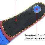 JSEIAJB Orthotic Arch Support Shoe Insoles Insert Orthopedic Mild/Moderate Flat Feet Insole Heel Fasciitis Men Woman