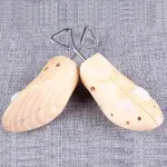 Natural Pine Wood Shoe Support Leather Anti-wrinkle Shaping Adjustable Expanding Device
