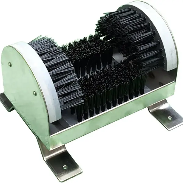 Heavy Duty Boot Scrubber Brush - Stainless Steel Sole Cleaner for Mud, Dirt & Snow Removal - Ideal for Indoor/Outdoor Use, Durable & Efficient Shoe Cleaning Tool