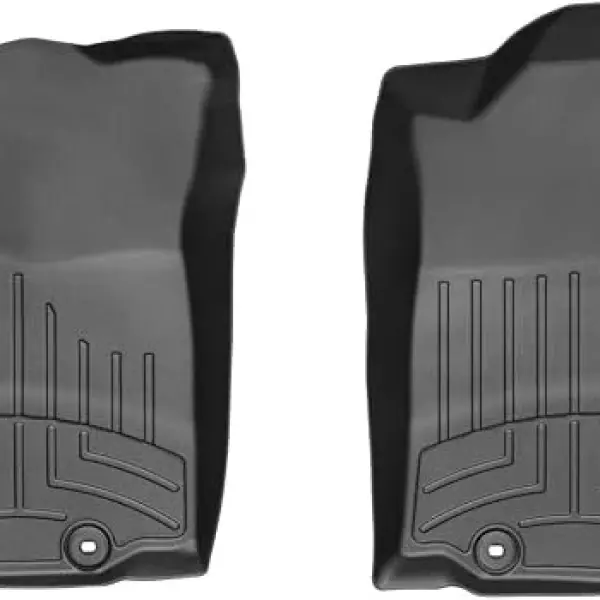 WeatherTech Custom Fit FloorLiners for Toyota Tacoma, Tacoma, Tacoma - 1st Row (444521), Black