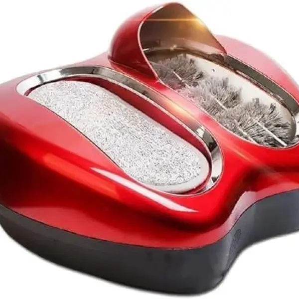 Automatic White Shoe Sole Cleaning Machine - Smart Water Brushing Device for Home & Clinic Use - Fully Automatic Induction Shoe Cleaner for Effortless Maintenance