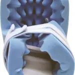 Skil-Care Foam Pressure Relieving Heel Protector - Convoluted Design, Off-Loading Heel Cushion for Decubitus Ulcer Prevention, Universal Fit, 503450