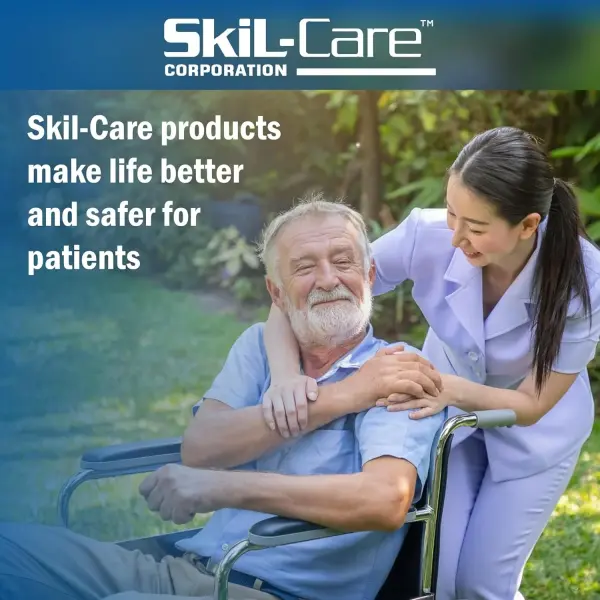 Skil-Care Foam Pressure Relieving Heel Protector - Convoluted Design, Off-Loading Heel Cushion for Decubitus Ulcer Prevention, Universal Fit, 503450