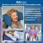 Skil-Care Foam Pressure Relieving Heel Protector - Convoluted Design, Off-Loading Heel Cushion for Decubitus Ulcer Prevention, Universal Fit, 503450