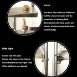 Shoe Cleaning Machine with 3-Sided Hard Brushes and Water Spray Gun - Automatic Scrubber for Removing Dirt, Snow, and Mud - Ideal for Farms and Ranches