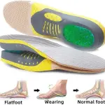 JSEIAJB Insoles Orthotics Flat Foot Sole Pad for Shoes Insert Support for Plantar Fasciitis Feet Care