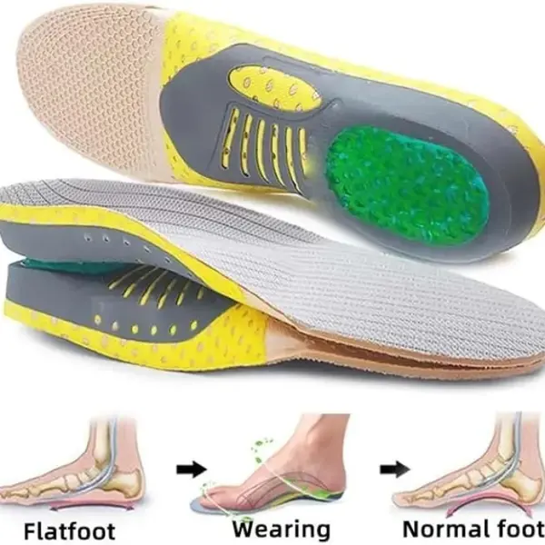 JSEIAJB Insoles Orthotics Flat Foot Sole Pad for Shoes Insert Support for Plantar Fasciitis Feet Care