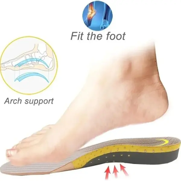 JSEIAJB Insoles Orthotics Flat Foot Sole Pad for Shoes Insert Support for Plantar Fasciitis Feet Care