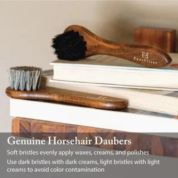 FootFitter Leather Shoe Shine & Suede Cleaning Set with Grand Cedar Valet Box, Polish Creams, Brushes & Premium Care Tools