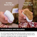 Jason Markk Starter Box, Shoe Cleaning Kit, 6-Piece Set, Deep Cleaning Solutions, Two Brushes, & Microfiber Towel, Sneaker Care, Ideal for Footwear, Safe on Leather, Suede, Nubuck, Cotton, Knits, 2oz