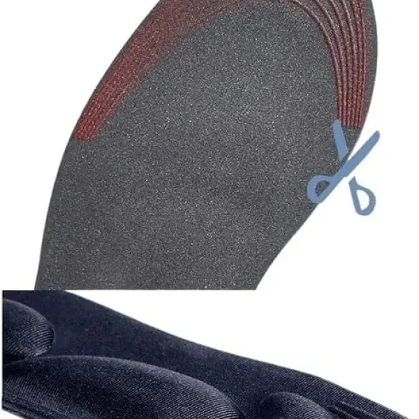 JSEIAJB Women 4D Memory Foam Massage Insoles Comfortable Sponge Orthotic for Shoe Arch Support Pad
