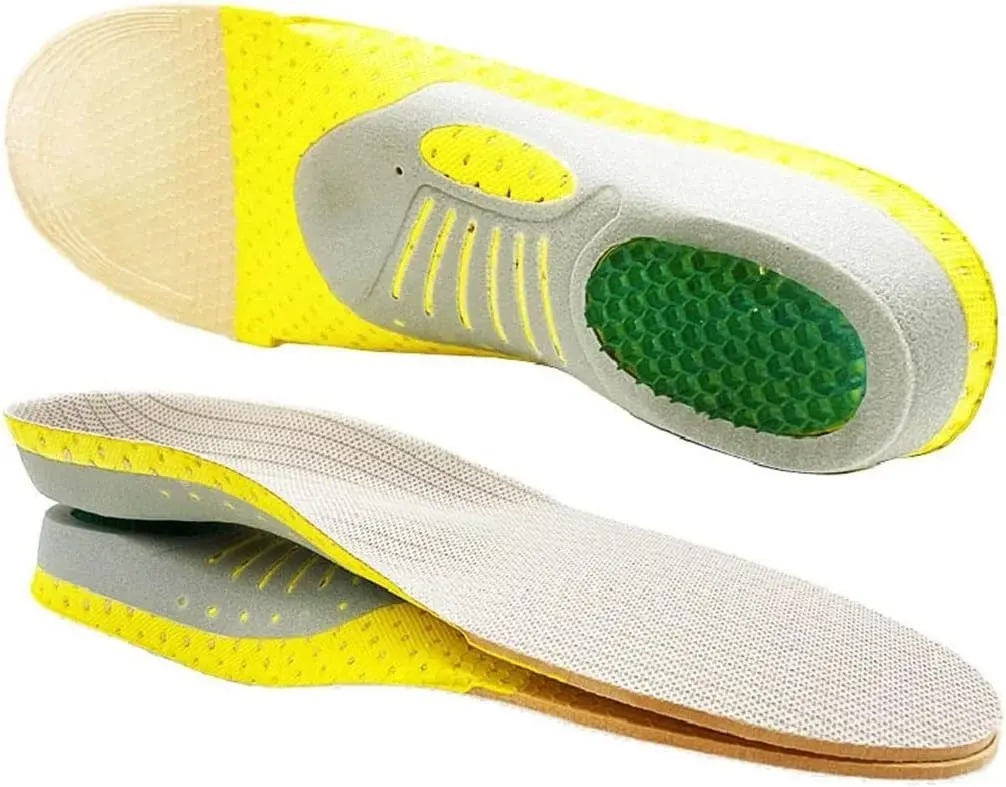 JSEIAJB Orthotic Insole Arch Support PVC Flat Foot Shoe Sole Pad insoles for Shoes insert padded Orthopedic