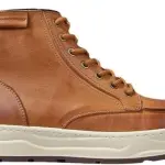 Men's High-top Lace-up Casual Leather Boots Brushed Color Design Board Shoes Breathable Comfortable Soft Sole Versatile Loose Suitable