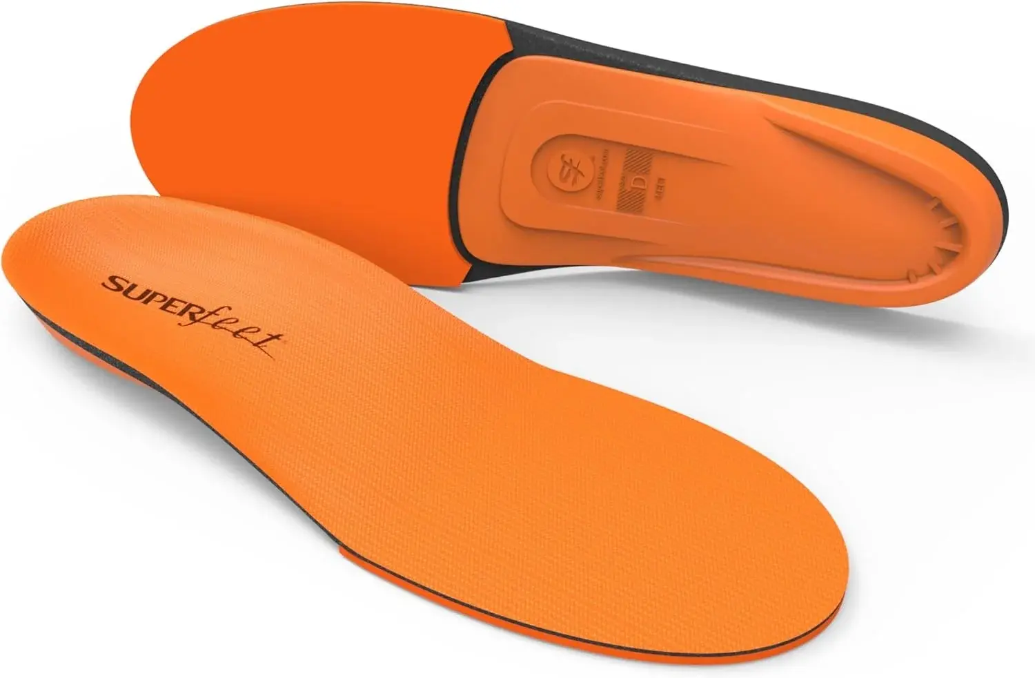 Superfeet All-Purpose High Impact Support Insoles (Orange) - Trim-To-Fit Orthotic Arch Support Shoe Inserts - Professional Grade