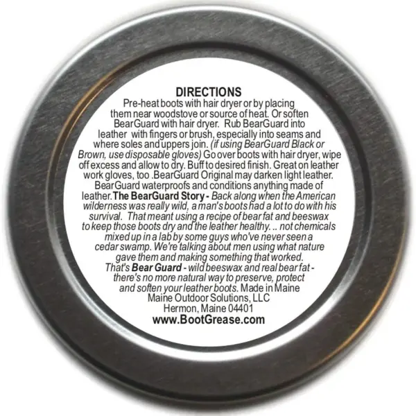 Bear Guard Brown - Boot and Leather Waterproofing with Color - Beeswax and Bear Grease - 3 Pack