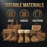 Eagle Suede & Nubuck Cleaning Kit – 5-Piece Set with Foam Suede Cleaner & Protector Spray, 3-Way Brush, Scrub Brush & Cloth – Suede Care Kit for Shoes & Boots- Compatible with Ugg Boots