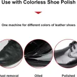 Hotel Automatic Shoe Cleaner, Automatic Home Electric Brush Shoes Machine, Stainless Steel Commercial Shoe Polisher,D