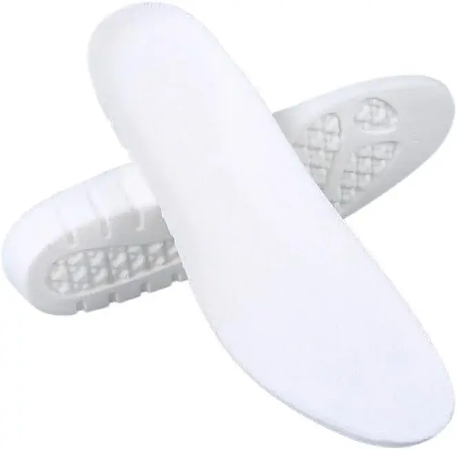 JSEIAJB Soft High Elastic Sports Insoles Shock Absorption Breathable Shoe Pad Men Women Running Light Weight Insole