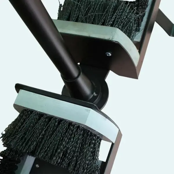 Heavy Duty Boot Scrubber Brush - Standing Shoe Cleaner for Mud & Dirt, Double Foot Scraper with Sturdy Handle, Perfect for Entryway & Garden Use