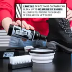 FACTORY LACED Sneaker Care Kit — Shoe Cleaner with Deodorizer & Water Repellent Spray, 2 Brushes & Microfiber Towel — Works on Jordan, Nike, Adidas — Leather, Suede, Canvas & Mesh