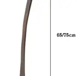 Extra Long Wooden Shoehorn with Stable Base - Easy Wear Shoe Helper Spoon for Seniors, Kids & Adults - Perfect for Effortless Slip-On Shoes