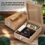 Stone and Clark Original Shoe Polish & Care Kit - Leather Shoe Shine Kit for Men & Women