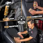Chemical Guys Leather and Interior Cleaner Kit with Conditioner, Protectant and Accessories