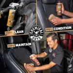 Chemical Guys Leather and Interior Cleaner Kit with Conditioner, Protectant and Accessories
