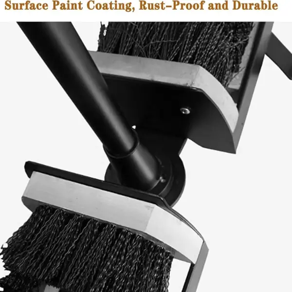 Heavy Duty Boot Scraper Brush with Anti-Slip Handle & Nylon Bristles - Efficient Mud Removal & Deep Cleaning Tool for Farmhouse, Garden, Outdoor Use