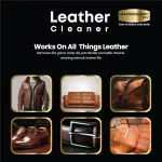 MASTERGUARD Leather Care Pack – Water-Based, Non-Toxic Cleaner & Conditioner with 2 Microfiber Cloths – Cleans, Conditions & Protects Leather Furniture, Car Seats & Accessories
