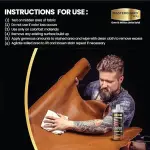 MASTERGUARD Leather Care Pack – Water-Based, Non-Toxic Cleaner & Conditioner with 2 Microfiber Cloths – Cleans, Conditions & Protects Leather Furniture, Car Seats & Accessories