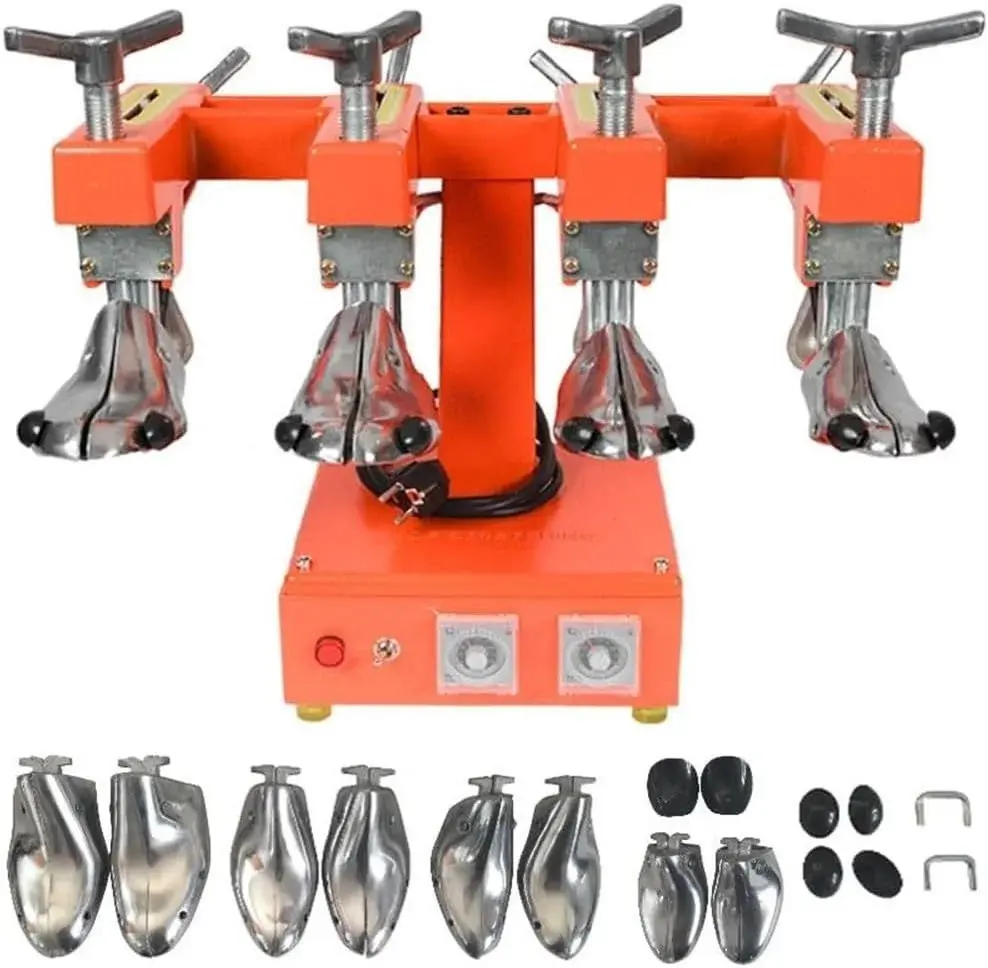 Shoe Tree, 4 Head Shoe Tree Machine, Temperature Controlled Electric Shoe Repair Machine, Aluminum Alloy Shoe Repair Stretching Machine