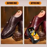 Loopeer 12 Pack Shoe Shine Sponge Bulk, Instant Leather Shoes Shiner Care for Boots, Leather Accessories Quick Cleaning