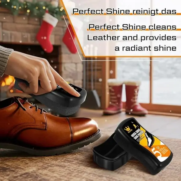 Loopeer 12 Pack Shoe Shine Sponge Bulk, Instant Leather Shoes Shiner Care for Boots, Leather Accessories Quick Cleaning