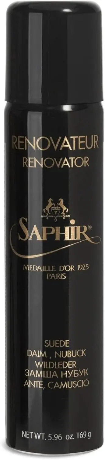 Saphir Medaille d'Or Suede Renovator - Protects and Recolors Suede Shoes, Boots, Handbags, Shoe