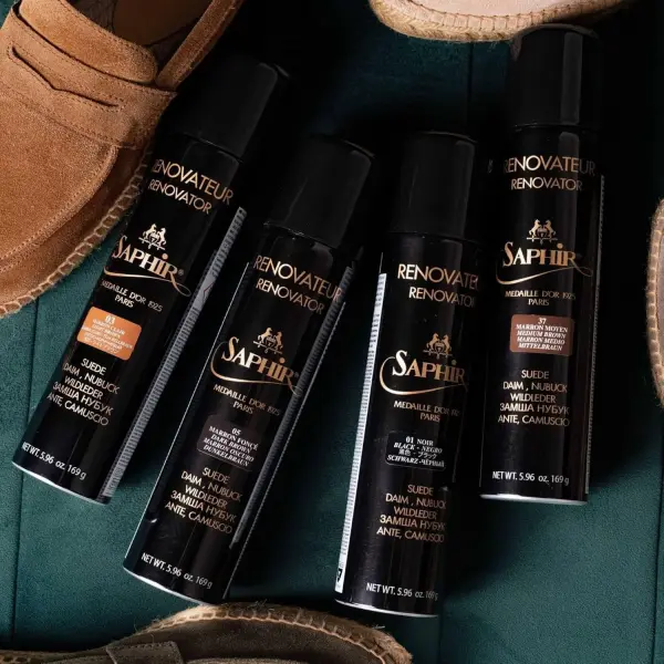 Saphir Medaille d'Or Suede Renovator - Protects and Recolors Suede Shoes, Boots, Handbags, Shoe