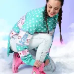 Care Bears Adult Pink Cheer Bear Shoes with Faux Fur and Embroidered Details
