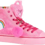 Care Bears Adult Pink Cheer Bear Shoes with Faux Fur and Embroidered Details