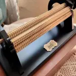 Adjustable Smocking Pleater,24 Row Smocking Pleater with 24 Sewing Needles & Tool Kit, 47 Positions,Even Fabric Folds, 0.5 cm Stitch Spacing, for Costume & Craft Sewing