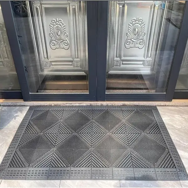 Shoe Brush Scraper, Entrance Floor Mats, Door Scrubber Mat Outdoor Heavy Duty Boot Scraper with Brush for Home Porch Garden(80x240cm/31.5x94.6)